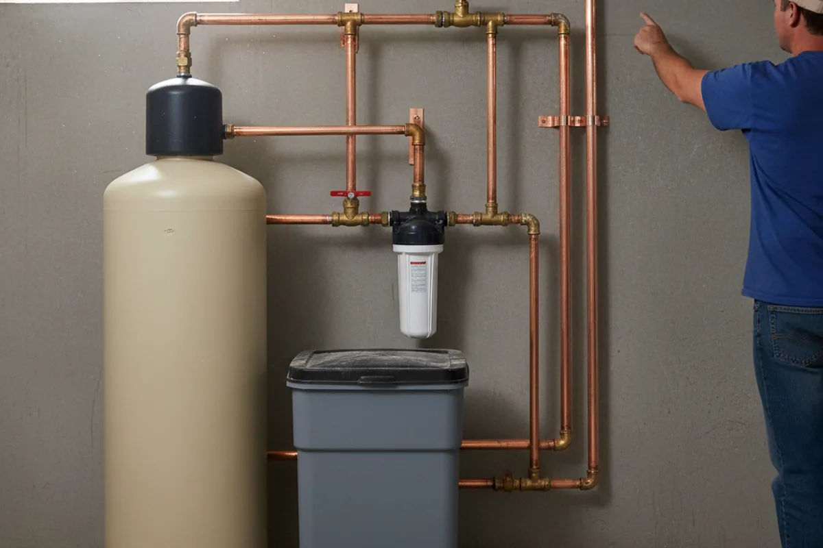 Whole-house water treatment system installed in Lott